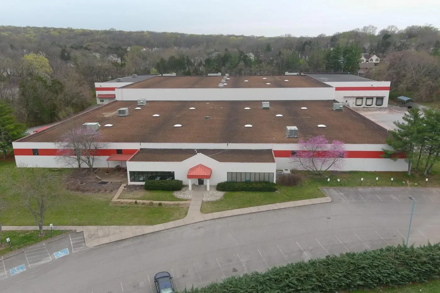 Aerial view of the Southern Trading Solutions warehouse